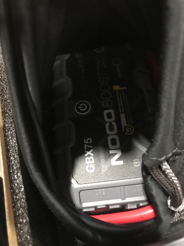Photo 1 of NOCO Boost X GBX75: 2500A UltraSafe Jump Starter – 12V Lithium Battery Booster Pack, Portable Jump Box, Power Bank & Jumper Cables - for 6.5L Gas and 4.0L Diesel Engines
