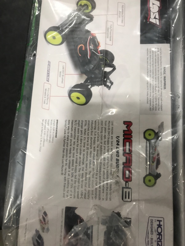 Photo 1 of Losi Micro-B 2 Wheel Drive Buggy Silver RTR LOS00007T2