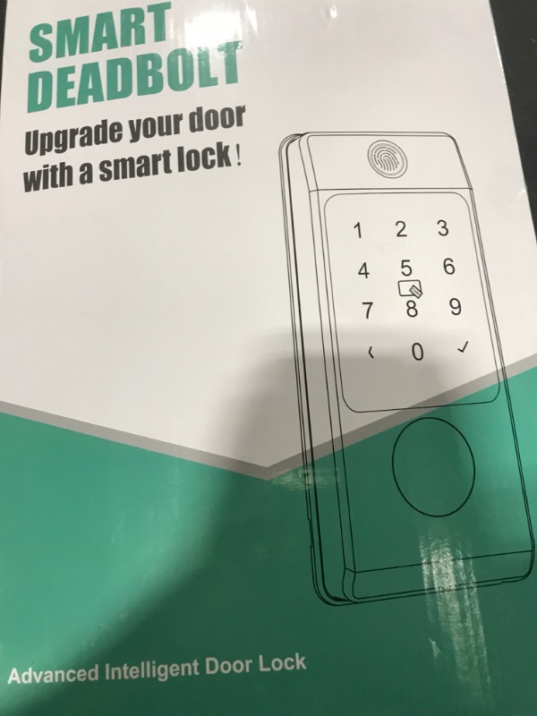 Photo 1 of WiFi Front Door Lock Set, Butimu Smart Locks for Front Door, Fingerprint Door Lock, Keyless Entry Door Lock, Keypad Door Lock with Handle, Compatible with Alexa Auto Lock for Home?Black?