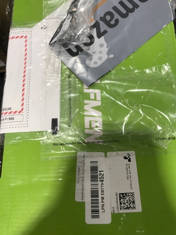 Photo 1 of Leaf Blower, Electric Cordless Leaf Blower with 2 Batteries and Charger, 2 Speed Mode, Lightweight Leaf Blowers for Blowing Leaves, Patio Cleaning, Lawn Care and Dust