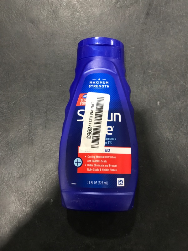 Photo 1 of Selsun Blue Medicated Antidandruff Shampoo, Maximum Strength Scalp Treatment With Selenium Sulfide, 11 fl. oz.