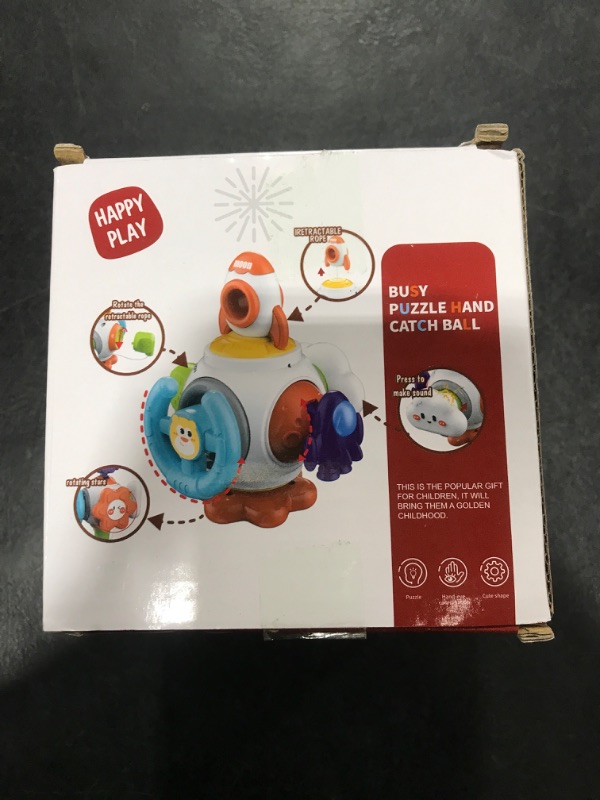 Photo 1 of Montessori Sensory Toys for Toddlers 1-3 - Travel Activities Busy Board Cube - Baby Gifts for 6 9 12 18 Months 1 2 One Year Old Infant Boys Girls - Airplane Plane Car Travel Toys Educational Learning