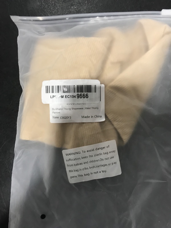 Photo 1 of Dulchany Thong Shapewear Tummy Control Underwear for Women Seamless Body Shaper Panties Beige
