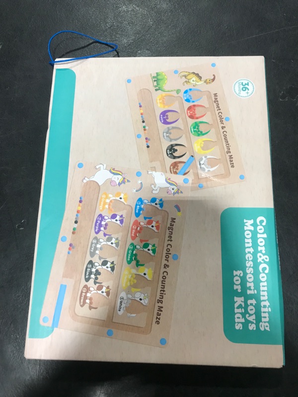 Photo 1 of HONGID Dinosaur Toys,Magnetic Color and Number Maze, Montessori Toys for 2 3 4 5 Year Old,Learning Educational Sensory Toys for Toddlers and Kids Boys Girls,Christmas Stocking Stuffers for Kids