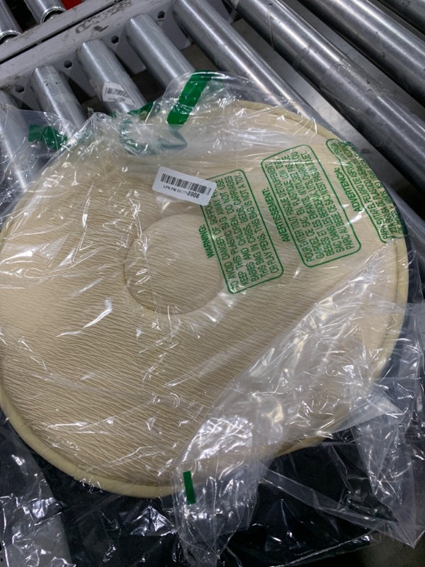 Photo 1 of 360 Degree Rotation Car Seat Cushion, Universal Revolving Cushion for Comfortable Driving, Beige Polyester