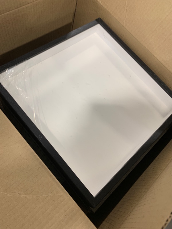 Photo 1 of 4 Pack 12x12 Shadow Box Frame, Wood Deep Large Shadow Box Display Case with Plexiglass Window, 3D Picture Frame for Graduation Memorabilia, Dried Flowers, DIY Craft, Wedding Memories Photos Baby Items