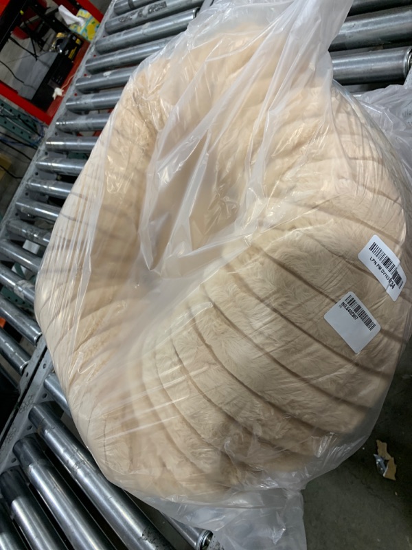 Photo 1 of Bedsure Donut Small Dog Bed - Dog Beds for Small Dogs with Corduroy Fleece & Anti Slip Bottom, Round Faux Fur Pet Beds with Washable Removable Cover, Sandy Tan, 23x23x8 inches