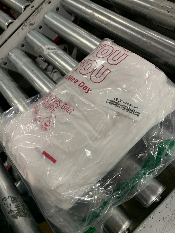 Photo 1 of Reli. Thank You Plastic Bags (350 Count) (11.5" x 6.5" x 21") (White) - Grocery, Shopping Bag, Restaurants, Convenience Store