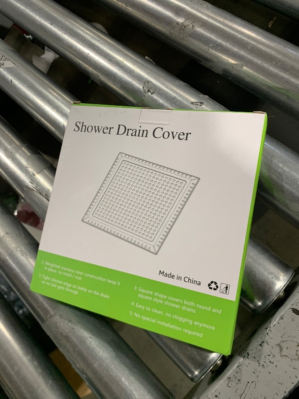 Photo 1 of Aojuxix Shower Drain Hair Catcher/Drain Strainer/Shower Drain Cover for Bathroom Floor Drain, Stainless Steel and Silicone (Patented Product)