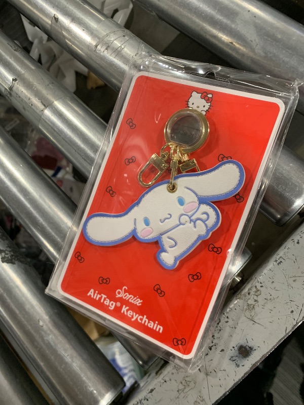 Photo 1 of Sonix x Sanrio Character Keychain Case Compatible with Apple AirTag | Protective AirTag Cover Keychain | Cinnamoroll