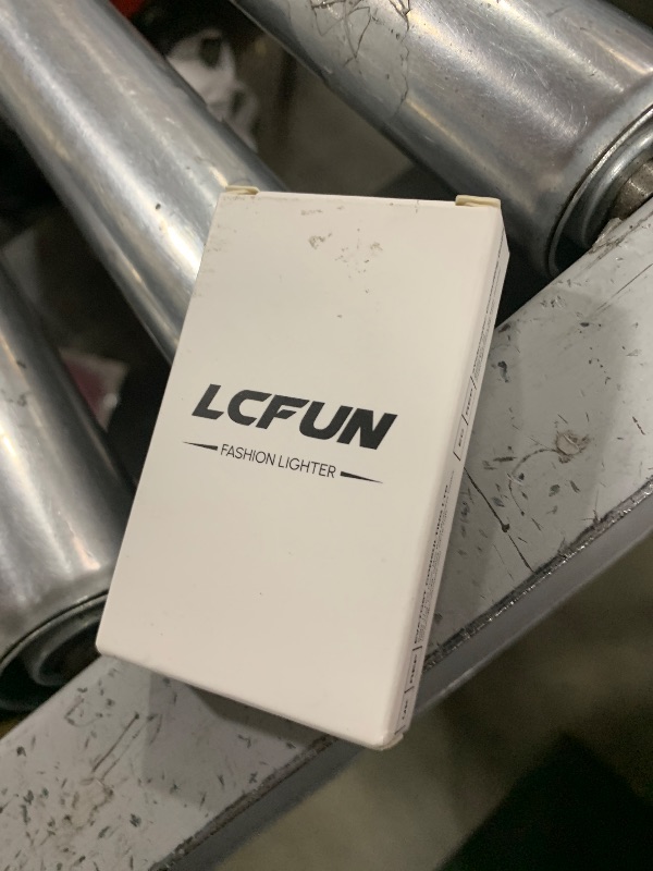 Photo 1 of LcFun Electric Lighter - Rechargeable USB, Dual Arc Plasma, Windproof Flameless, Pocket Metal Lighter with LED Battery Indication for Candles, Camping (Silver Ace)