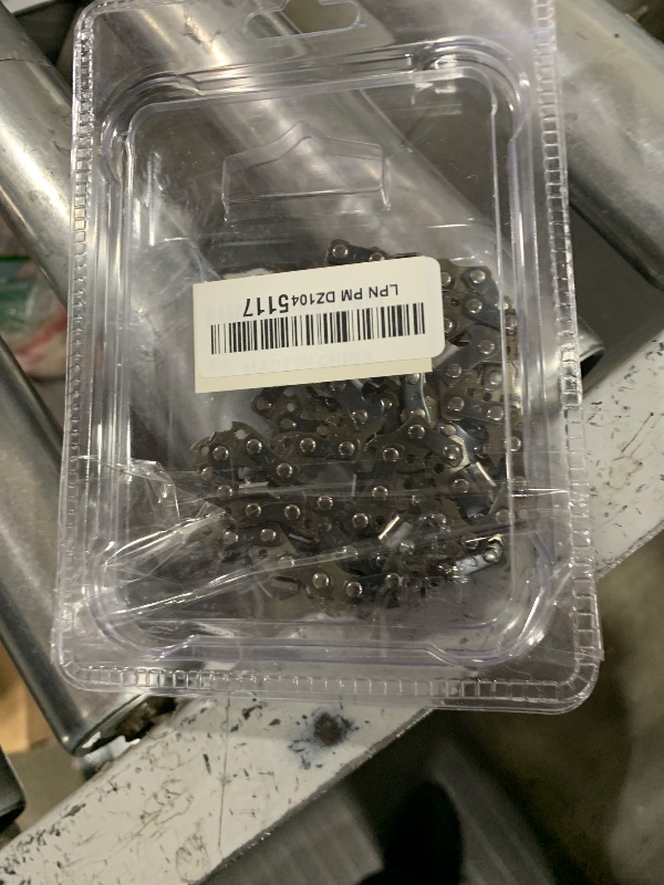 Photo 1 of Yeerch 18 Inch Chainsaw Chain 3/8" LP Pitch .050" Gauge 62 Drive Links, Fits for Poulan, Kobalt, Echo, Ego, Greenworks and More 18" Saw Chain (Semi-Chisel)