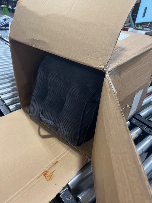 Photo 1 of RRPAHWTV Bed Pillow for Sitting Up?Reading Pillow with Arms, Back Pillow for Bed Sitting up with Shredded Memory Foam for TV, Reading, Gaming, or Relaxing in Bed or on The Floor?Grey Black?Small?