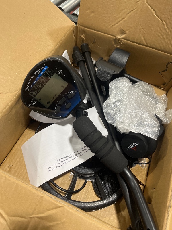 Photo 1 of DR.ÖTEK Metal Detector for Adults Professional, Pinpoint Metal Detector Waterproof Gold and Silver, Higher Accuracy, Bigger LCD Display, Strong Memory Mode, 10" IP68 Coil, New Advanced DSP Chip, Blue