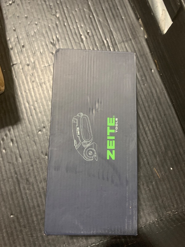 Photo 1 of ZEITE 4V Cordless Electric Scissors,Cardboard Cutter with 2 Blades,Storage Box,USB Charging Cable,Power Rotary Cutter,Max Cutting 1/4",for Cardboard Box,Thin Carpet & Plastic, Easy to Hold and Safe