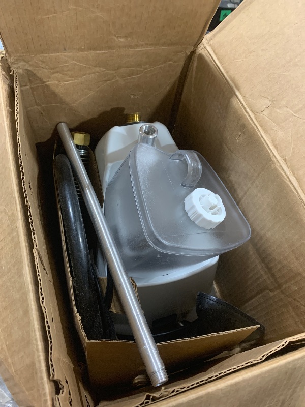 Photo 1 of Jiffy Steamer J-4000 Garment with Plastic Steam Head, 120 Volt, 20 x 11 x 64, Gray