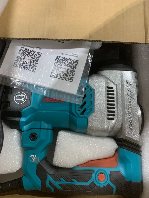 Photo 1 of ENEACRO SDS-Max Demolition Jack Hammer for Concrete, Lightweight 11 Amp Electric Demo Chipping Hammer?Aluminum Alloy Shell, Vibration Control, Includes Grease, Tool Bag and Chisels