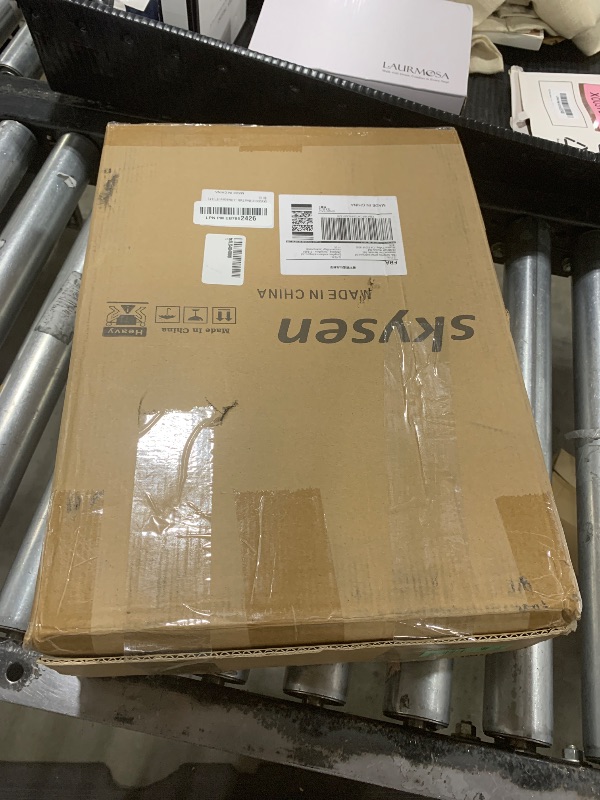 Photo 1 of SKYSEN 16" Metal Table Legs, Desk Legs, Coffee Table Legs,Bench Legs for Desk, Coffee Tables, Dining Tables, Benches-16 * 11.8" Square Shape- Heavy Duty- Thickened Material- Black(zt-f-16"*11.8")