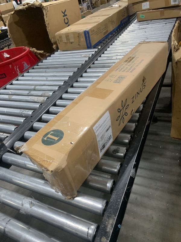 Photo 1 of ZINUS 5 Inch Metal Smart Box Spring with Quick Assembly, Mattress Foundation, Strong Metal Frame, Easy Assembly, Twin