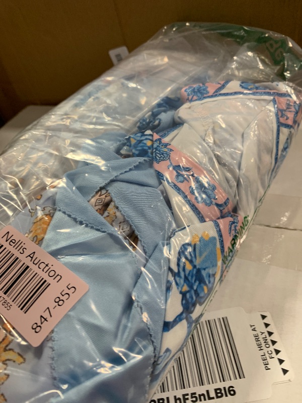 Photo 1 of (SMALL) (BAGGED) (USED/FAIR) ABYOVRT Women Floral Maxi Dress Sleeveless Tie Shoulder Bohemian Flowy Smocked Dresses Casual Summer Sundress with Pockets(Light Blue,S)