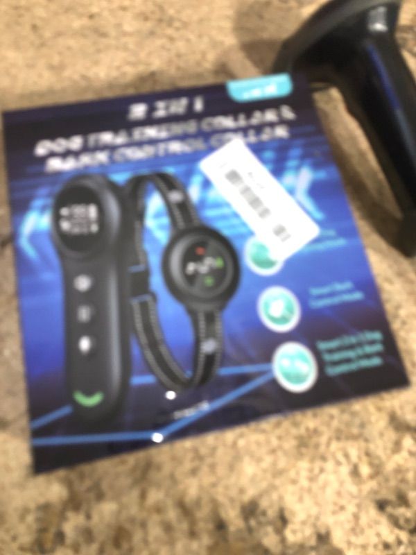 Photo 1 of 2-in-1 Dog Shock Collar & Dog Bark Collar - Smart Anti Barking Dog Training Collar with 5 Adjustable Sensitivity & 3300FT Remote for All Breeds IP67 Waterproof Rechargeable E-Collar (White)