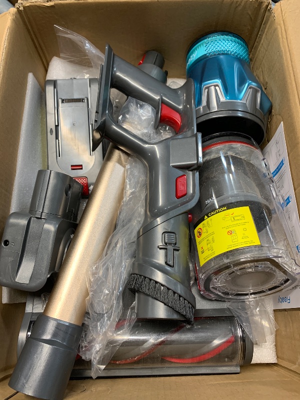 Photo 1 of (missing power cord) Cordless Vacuum Cleaner 550W/45Kpa, Stick Vacuum Cleaners 60 Mins Max Runtime with Charging Dock, Self-Standing 