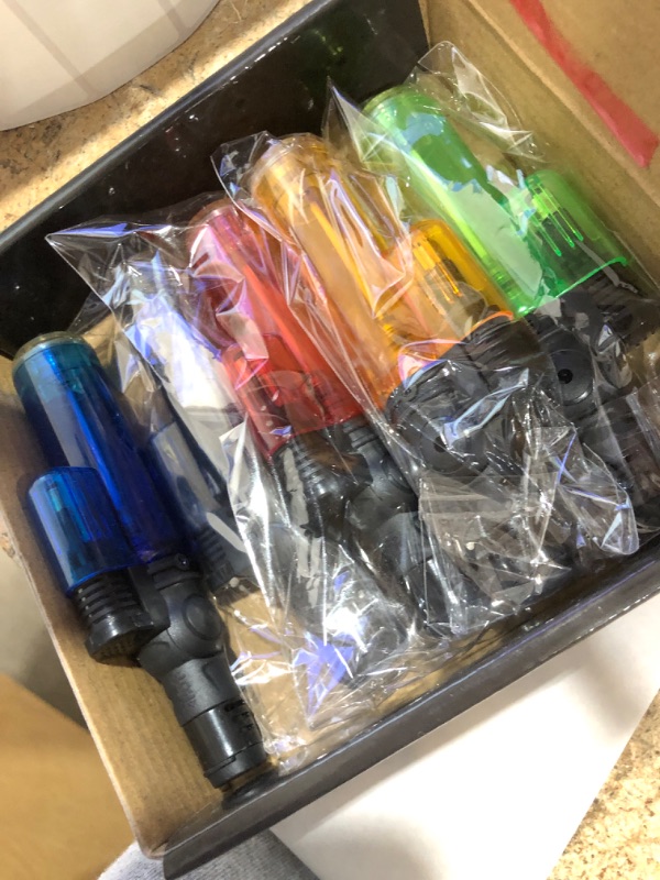 Photo 1 of 5 Pack Torch Lighter Mini Refillable Butane Lighters Single Jet Flame 45° Rotatable Torch Lighters Windproof Adjustable Butane Gas Lighter for Candle Camping Fireplace Party BBQ Grill(Without Fuel)