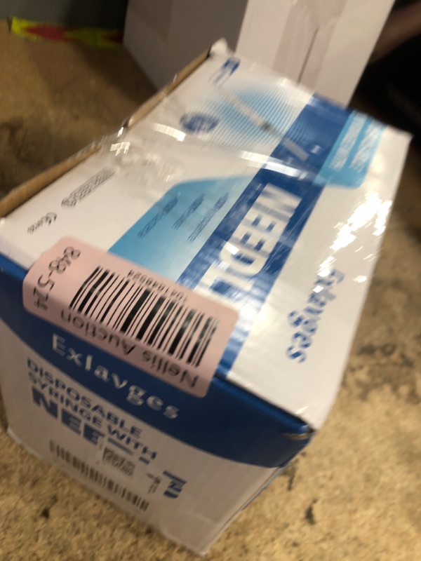 Photo 1 of 100 Pack Disposable 3ml/cc Lab Syringes with 23Ga 1 Inch Needle Luer Lock, Individually Sealed Packed