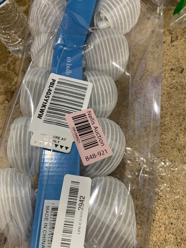 Photo 1 of NIOSTA Lantern String Lights,Plug in & Connectable Decorative Lights,for Indoor & Outdoor Ambience Decoration,White Paper Lantern