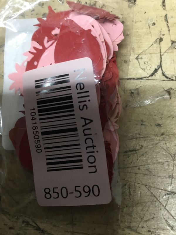 Photo 1 of 100PCS Strawberry Confetti Berry Sweet Baby Shower Decorations Strawberry Table Red and Pink Confetti for Bee Birthday Table Decoration Strawberry Party Decorations (Red Pink)