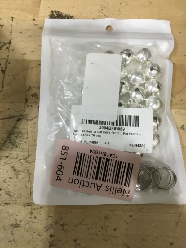 Photo 1 of 24 Sets of Cat Bells for Cat and Dog Collar Pendant Pet Bell Pet Pendant Accessories (Mixed Color)
