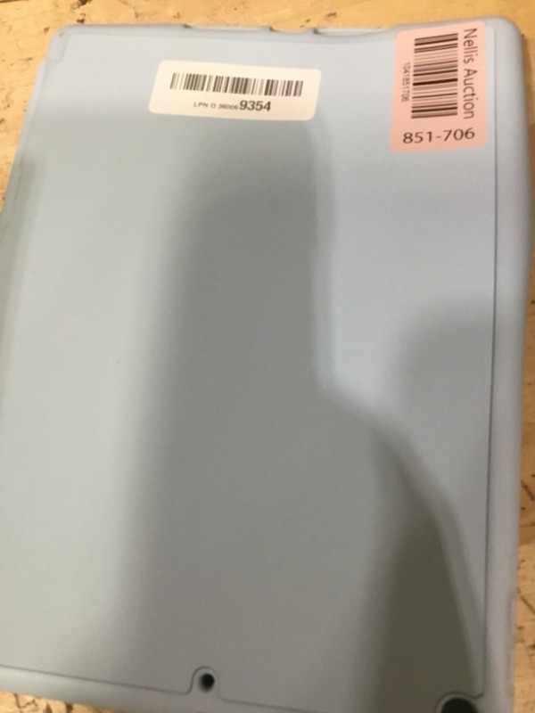 Photo 1 of Akkerds Case Compatible with iPad 10.2 Inch 2021/2020/2019, for iPad 9th/8th/7th Generation Case with Pencil Holder, Protective with Soft TPU Back, Auto Sleep/Wake Cover, Sky Blue