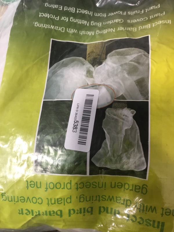 Photo 1 of 10 X 10 Ft Large Fruits Tree Netting Cover with Zipper and Drawstring, Insect Bird Barrier Netting for Garden Protection, Garden Plant Mesh Netting Cover for Cherry Apple Peach Tree Blueberry Bushes