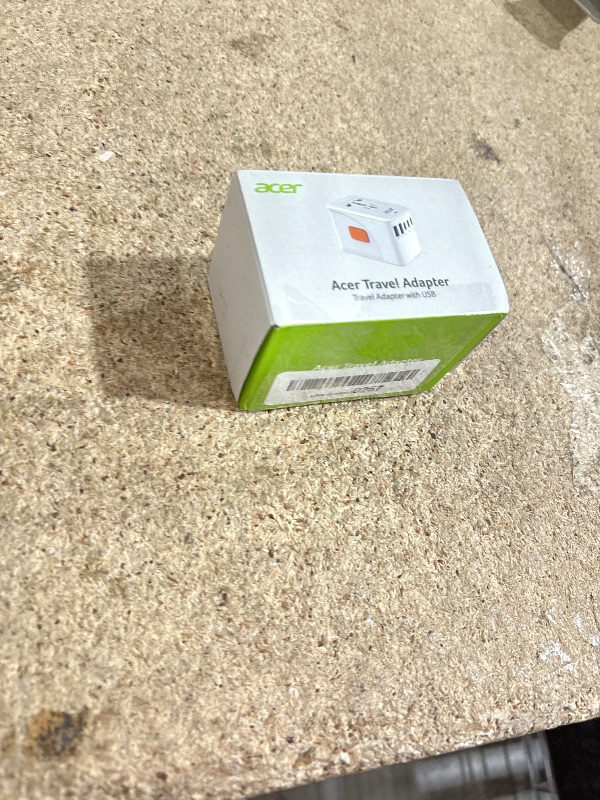 Photo 1 of Acer Universal Travel Plug Adapter - International Power Adapter with 5 USB Ports (3 USB C) 5.8A, Worldwide Outlet Charger for USA to European UK France Germany Spain, Type C/E/F/G/I/L/A, White
