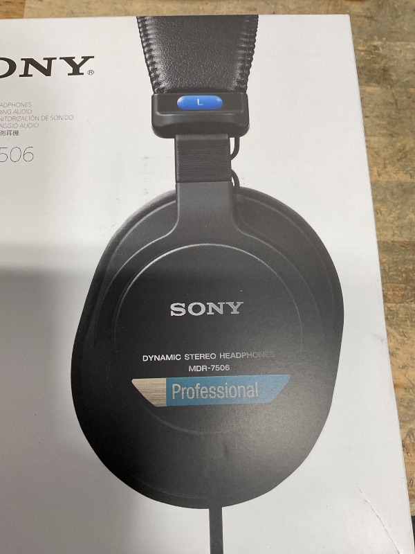 View 2 of Sony MDR7506 Professional Large Diaphragm Headphone