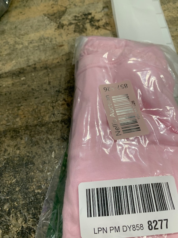 Photo 1 of 100% Cotton Light Pink Basic T Shirts for Women, Crew Neck Short Sleeve Shirts, Loose Fit Plain Workout Tshirts, Tops, Undershirts