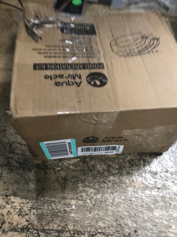 Photo 1 of **********THIS IS NOT THE MAIN PUMP, ONLY THE ACCESSORIES**********
AquaMiracle All-in-One Koi Pond Aerator for Pond up to 2000 Gallons, Pond Air Pump Aeration Kit with 4 Outlets Air Stones Airline Tubing Check Valves