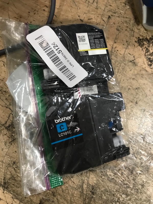 Photo 1 of Brother Genuine Standard Yield Color Ink Cartridges, LC1013PKS, Replacement Color Ink Three Pack, Includes 1 Cartridge Each of Cyan, Magenta & Yellow, Page Yield Upto 300 Pages/Cartridge, LC101