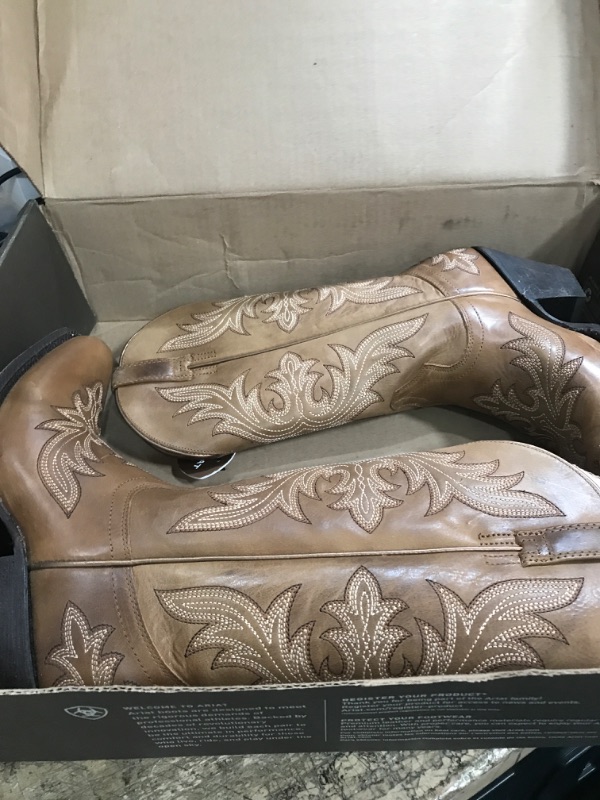Photo 1 of ***SEE NOTES*** 
ARIAT BMVY9 Womens Circuit Rosewood Western Boot Natural Tan 8.5