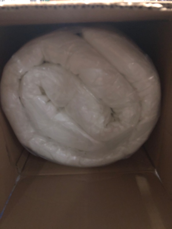 Photo 1 of  5 Inch Twin Mattress | Medium Firm | Gel Memory Foam Mattress | White | Bed in a Box, CertiPUR-US Certified | Pressure Relief, Cooling Ventilated Foam | Washable Removable Cover