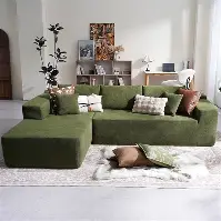Photo 1 of (stock photo for reference)
EDWELL 104" Cloud Modular Sectional Sofa with L-Shape Chaise, Modern Minimalist Couch with Deep Seat, Comfy Cloud Couch for Living Room Bedroom, No Assembly Required, Beige