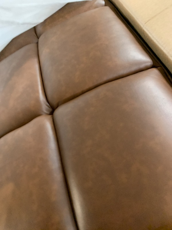 Photo 1 of (box B partial)
COMHOMA 76 inch Futon Sofa Bed,Mid Century Modern Futons Couch with Adjustable Backrest,Fabric Convertible Sofa Cama,Folding Sleeper Loveset for Living Room,Bedroom (Brown)