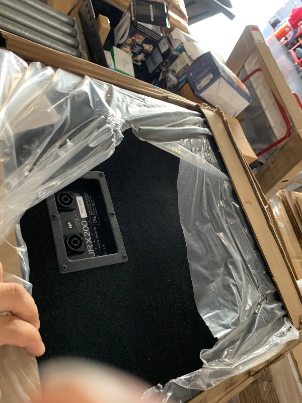 Photo 1 of ************MISSING THE CORDS***********
JBL Professional Portable Stage, 18 Inch (JRX218S), Black, 18-Inch Subwoofer