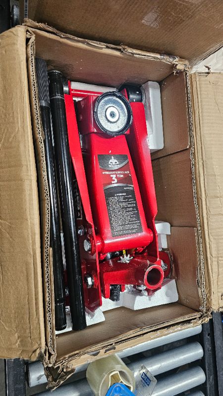 Photo 1 of ***PARTS ONLY***Jack Boss Floor Jack 3 Ton Capacity Fast Lift Service Jack Steel Heavy Duty Hydraulic Car Jack