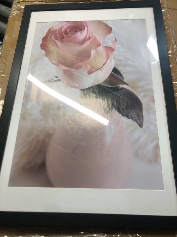 Photo 1 of (see all images) Large Framed Canvas Minimalist Line Pictures for Living Room Hallway Office Wall Decor -26'' L x 18 W