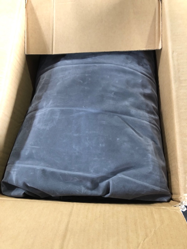 Photo 1 of ***(PARTS ONLY/ NEEDS A PATCH/ NON FUNCTIONAL)***Intex Inflatable Pull-Out Sofa: Velvety Surface, 2-in-1 Valve, Cupholder, 46" x 88" x 26" - Blow-Up Couch and Folding Queen Size Air Mattress Bed