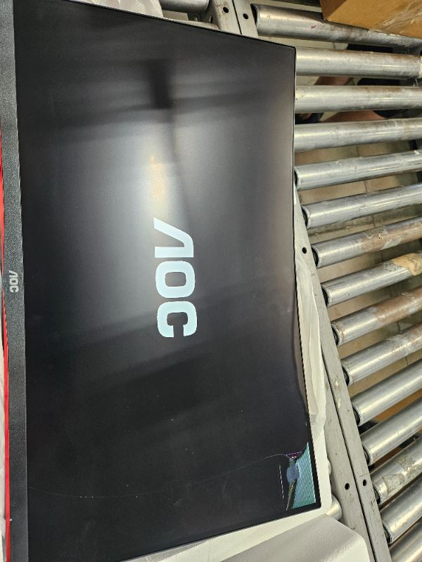 Photo 1 of *** damaged screen see pics ***AOC C27G2Z 27" Curved Frameless Ultra-Fast Gaming Monitor, FHD 1080p, 0.5ms 240Hz, FreeSync, 2x HDMI 2.0, 1x Display Port, Height Adjustable, Xbox PS5 Switch Ready, 3-Year Zero-Bright-Dot