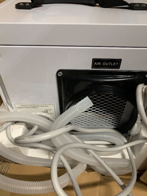 Photo 1 of (fan not working)(sold for parts)(repair) 145 Pints Commercial Dehumidifier for Crawl Space, Energy Star Certified Dehumidifier with Drain Hose Compact 