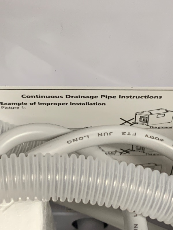 Photo 1 of (fan not working)(sold for parts)(repair) 145 Pints Commercial Dehumidifier for Crawl Space, Energy Star Certified Dehumidifier with Drain Hose Compact 