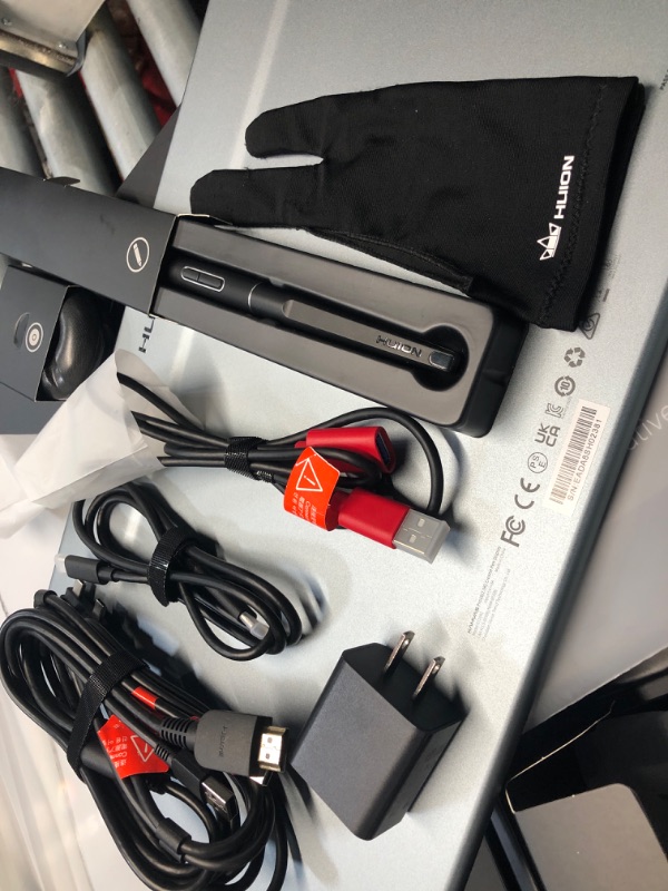 Photo 1 of * APPEARS NEW-OPENED TO INSPECT* HUION KAMVAS Pro 16 2.5K QHD Drawing Tablet with Screen QLED Full-Laminated Graphics Tablet with Battery-Free Pen, 15.8-inch Digital Art Tablet Compatible with Mac, PC, Android & Linux